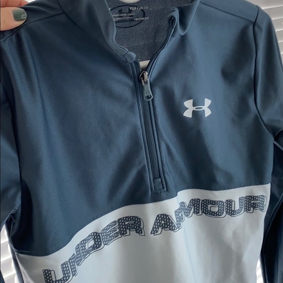 Boys Under Armour 1/4 zip long-sleeve - Picture 3 of 4